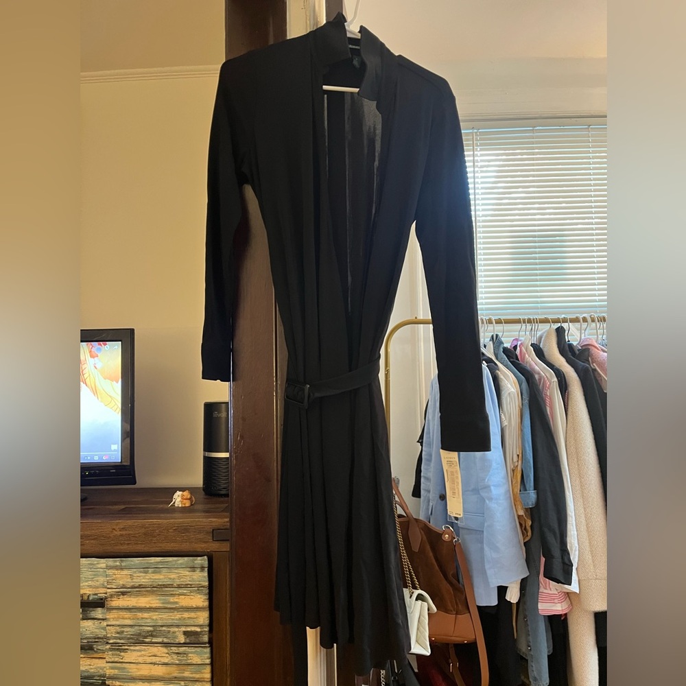 Ralph Lauren black dress with a belt